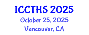 International Conference on Counter Terrorism and Human Security (ICCTHS) October 25, 2025 - Vancouver, Canada