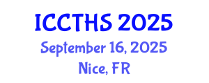 International Conference on Counter Terrorism and Human Security (ICCTHS) September 16, 2025 - Nice, France