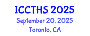 International Conference on Counter Terrorism and Human Security (ICCTHS) September 20, 2025 - Toronto, Canada