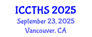 International Conference on Counter Terrorism and Human Security (ICCTHS) September 23, 2025 - Vancouver, Canada