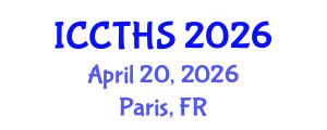 International Conference on Counter Terrorism and Human Security (ICCTHS) April 20, 2026 - Paris, France International Conference on Counter Terrorism and Human Security (ICCTHS) April 20, 2026 - Paris, France