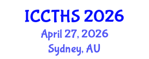 International Conference on Counter Terrorism and Human Security (ICCTHS) April 27, 2026 - Sydney, Australia International Conference on Counter Terrorism and Human Security (ICCTHS) April 27, 2026 - Sydney, Australia