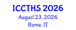 International Conference on Counter Terrorism and Human Security (ICCTHS) August 23, 2026 - Rome, Italy International Conference on Counter Terrorism and Human Security (ICCTHS) August 23, 2026 - Rome, Italy