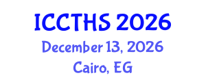International Conference on Counter Terrorism and Human Security (ICCTHS) December 13, 2026 - Cairo, Egypt International Conference on Counter Terrorism and Human Security (ICCTHS) December 13, 2026 - Cairo, Egypt