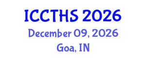 International Conference on Counter Terrorism and Human Security (ICCTHS) December 09, 2026 - Goa, India International Conference on Counter Terrorism and Human Security (ICCTHS) December 09, 2026 - Goa, India