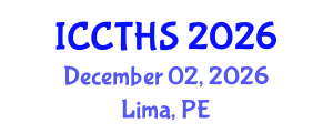 International Conference on Counter Terrorism and Human Security (ICCTHS) December 02, 2026 - Lima, Peru International Conference on Counter Terrorism and Human Security (ICCTHS) December 02, 2026 - Lima, Peru