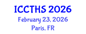 International Conference on Counter Terrorism and Human Security (ICCTHS) February 23, 2026 - Paris, France International Conference on Counter Terrorism and Human Security (ICCTHS) February 23, 2026 - Paris, France