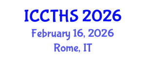 International Conference on Counter Terrorism and Human Security (ICCTHS) February 16, 2026 - Rome, Italy International Conference on Counter Terrorism and Human Security (ICCTHS) February 16, 2026 - Rome, Italy