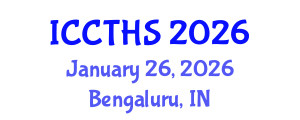 International Conference on Counter Terrorism and Human Security (ICCTHS) January 26, 2026 - Bengaluru, India International Conference on Counter Terrorism and Human Security (ICCTHS) January 26, 2026 - Bengaluru, India