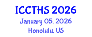 International Conference on Counter Terrorism and Human Security (ICCTHS) January 05, 2026 - Honolulu, United States International Conference on Counter Terrorism and Human Security (ICCTHS) January 05, 2026 - Honolulu, United States