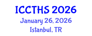 International Conference on Counter Terrorism and Human Security (ICCTHS) January 26, 2026 - Istanbul, Turkey International Conference on Counter Terrorism and Human Security (ICCTHS) January 26, 2026 - Istanbul, Turkey