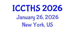 International Conference on Counter Terrorism and Human Security (ICCTHS) January 26, 2026 - New York, United States International Conference on Counter Terrorism and Human Security (ICCTHS) January 26, 2026 - New York, United States
