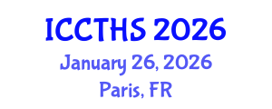 International Conference on Counter Terrorism and Human Security (ICCTHS) January 26, 2026 - Paris, France International Conference on Counter Terrorism and Human Security (ICCTHS) January 26, 2026 - Paris, France