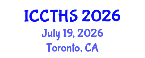 International Conference on Counter Terrorism and Human Security (ICCTHS) July 19, 2026 - Toronto, Canada International Conference on Counter Terrorism and Human Security (ICCTHS) July 19, 2026 - Toronto, Canada