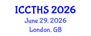 International Conference on Counter Terrorism and Human Security (ICCTHS) June 29, 2026 - London, United Kingdom International Conference on Counter Terrorism and Human Security (ICCTHS) June 29, 2026 - London, United Kingdom