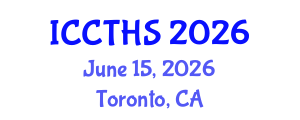 International Conference on Counter Terrorism and Human Security (ICCTHS) June 15, 2026 - Toronto, Canada International Conference on Counter Terrorism and Human Security (ICCTHS) June 15, 2026 - Toronto, Canada