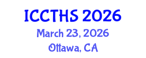 International Conference on Counter Terrorism and Human Security (ICCTHS) March 23, 2026 - Ottawa, Canada