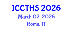 International Conference on Counter Terrorism and Human Security (ICCTHS) March 02, 2026 - Rome, Italy International Conference on Counter Terrorism and Human Security (ICCTHS) March 02, 2026 - Rome, Italy