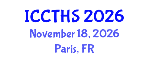 International Conference on Counter Terrorism and Human Security (ICCTHS) November 18, 2026 - Paris, France International Conference on Counter Terrorism and Human Security (ICCTHS) November 18, 2026 - Paris, France