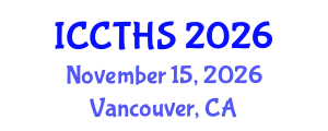 International Conference on Counter Terrorism and Human Security (ICCTHS) November 15, 2026 - Vancouver, Canada International Conference on Counter Terrorism and Human Security (ICCTHS) November 15, 2026 - Vancouver, Canada