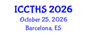 International Conference on Counter Terrorism and Human Security (ICCTHS) October 25, 2026 - Barcelona, Spain International Conference on Counter Terrorism and Human Security (ICCTHS) October 25, 2026 - Barcelona, Spain