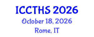 International Conference on Counter Terrorism and Human Security (ICCTHS) October 18, 2026 - Rome, Italy International Conference on Counter Terrorism and Human Security (ICCTHS) October 18, 2026 - Rome, Italy