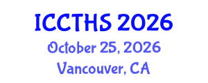 International Conference on Counter Terrorism and Human Security (ICCTHS) October 25, 2026 - Vancouver, Canada International Conference on Counter Terrorism and Human Security (ICCTHS) October 25, 2026 - Vancouver, Canada