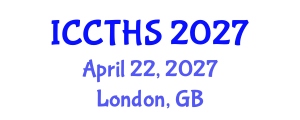 International Conference on Counter Terrorism and Human Security (ICCTHS) April 22, 2027 - London, United Kingdom International Conference on Counter Terrorism and Human Security (ICCTHS) April 22, 2027 - London, United Kingdom