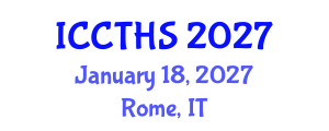 International Conference on Counter Terrorism and Human Security (ICCTHS) January 18, 2027 - Rome, Italy International Conference on Counter Terrorism and Human Security (ICCTHS) January 18, 2027 - Rome, Italy