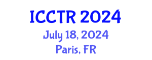 International Conference on Countering Terrorism and Radicalization (ICCTR) July 18, 2024 - Paris, France
