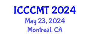 International Conference on Creative Construction Materials and Technologies (ICCCMT) May 23, 2024 - Montreal, Canada