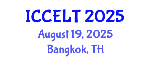 International Conference on Creative Education, Learning and Teaching (ICCELT) August 19, 2025 - Bangkok, Thailand