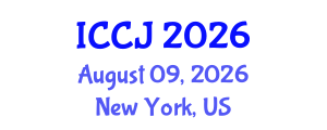 International Conference on Crime and Justice (ICCJ) August 09, 2026 - New York, United States