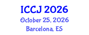 International Conference on Crime and Justice (ICCJ) October 25, 2026 - Barcelona, Spain