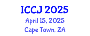 International Conference on Criminal Justice (ICCJ) April 15, 2025 - Cape Town, South Africa
