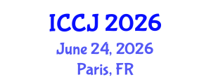 International Conference on Criminal Justice (ICCJ) June 24, 2026 - Paris, France