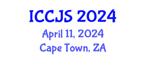 International Conference on Criminal Justice System (ICCJS) April 11, 2024 - Cape Town, South Africa