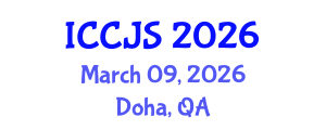 International Conference on Criminal Justice System (ICCJS) March 09, 2026 - Doha, Qatar International Conference on Criminal Justice System (ICCJS) March 09, 2026 - Doha, Qatar