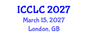 International Conference on Criminal Law and Crime (ICCLC) March 15, 2027 - London, United Kingdom International Conference on Criminal Law and Crime (ICCLC) March 15, 2027 - London, United Kingdom