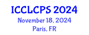 International Conference on Criminal Law, Criminology and Police Science (ICCLCPS) November 18, 2024 - Paris, France