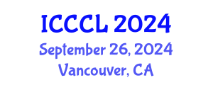 International Conference on Criminology and Criminal Law (ICCCL) September 23, 2024 - Vancouver, Canada