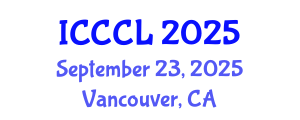 International Conference on Criminology and Criminal Law (ICCCL) September 23, 2025 - Vancouver, Canada