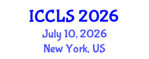 International Conference on Criminology, Law and Society (ICCLS) July 10, 2026 - New York, United States International Conference on Criminology, Law and Society (ICCLS) July 10, 2026 - New York, United States