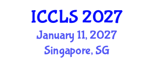 International Conference on Criminology, Law and Society (ICCLS) January 11, 2027 - Singapore, Singapore International Conference on Criminology, Law and Society (ICCLS) January 11, 2027 - Singapore, Singapore