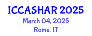 International Conference on Critical Animal Studies and Human-Animal Relations (ICCASHAR) March 04, 2025 - Rome, Italy