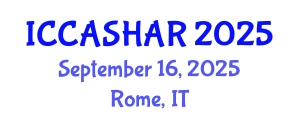 International Conference on Critical Animal Studies and Human-Animal Relations (ICCASHAR) September 16, 2025 - Rome, Italy