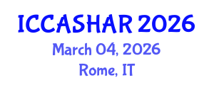 International Conference on Critical Animal Studies and Human-Animal Relations (ICCASHAR) March 04, 2026 - Rome, Italy