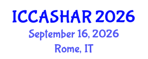 International Conference on Critical Animal Studies and Human-Animal Relations (ICCASHAR) September 16, 2026 - Rome, Italy