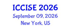International Conference on Critical Infrastructure Systems Engineering (ICCISE) September 09, 2026 - New York, United States International Conference on Critical Infrastructure Systems Engineering (ICCISE) September 09, 2026 - New York, United States