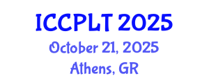International Conference on Critical Pedagogy, Learning and Teaching (ICCPLT) October 21, 2025 - Athens, Greece